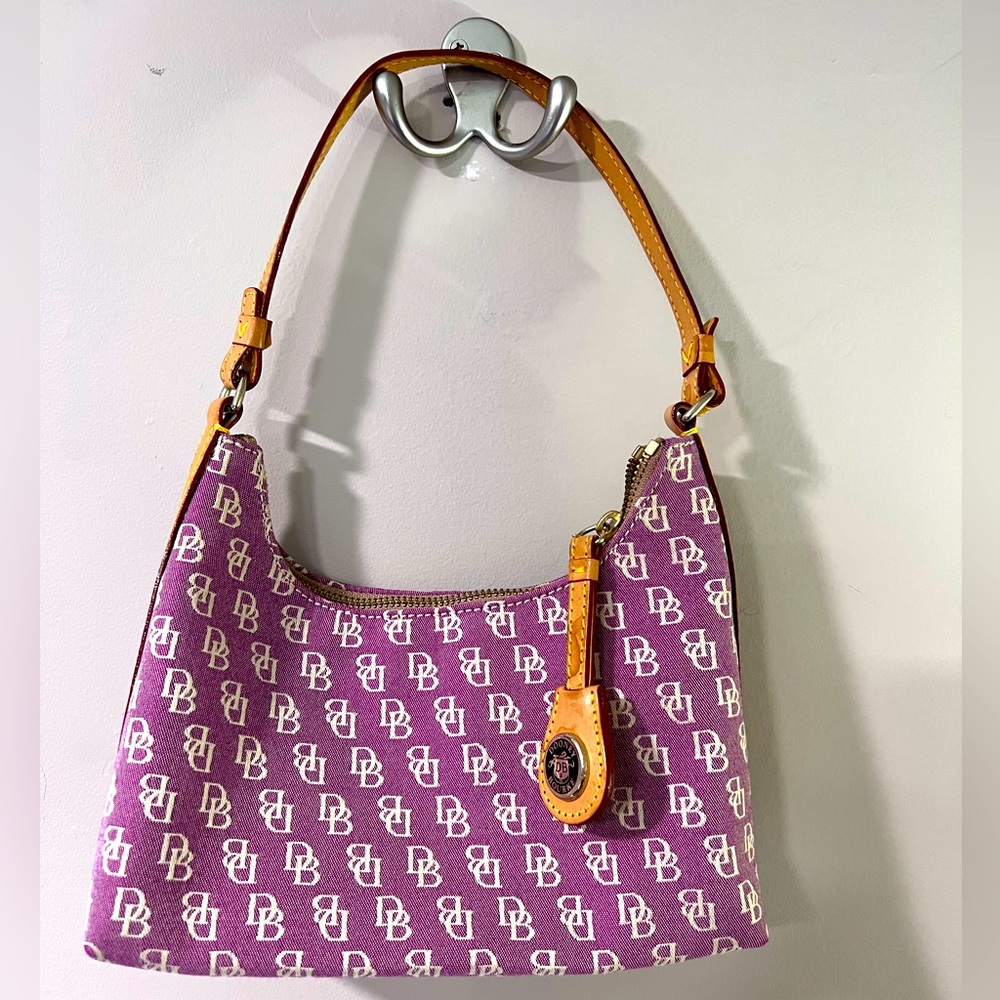 Dooney & Bourke Small Pink Signature Shoulder Bag